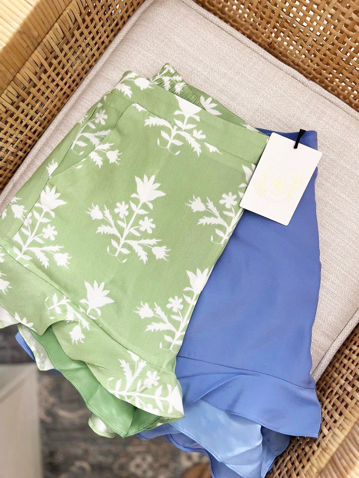 Nicole Silk Short - Print