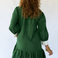 Whalen Shirt Dress - Emerald