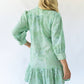 Whalen Shirt Dress - Green Lowcountry Watercolor
