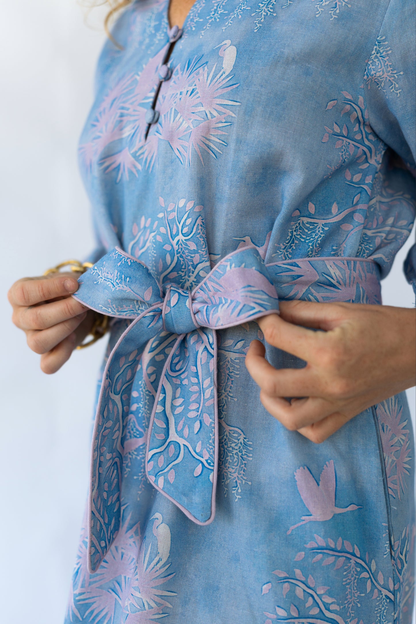 Faith Caftan - Purple Lowcountry Watercolor