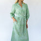 Faith Caftan - Green Lowcountry Watercolor