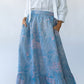 Florence Maxi Skirt - Purple Lowcountry Watercolor