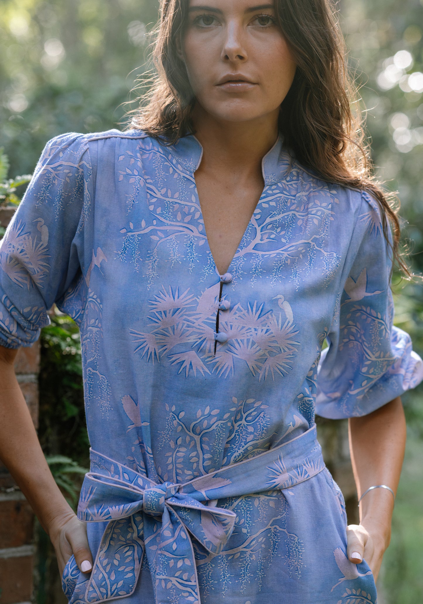 Faith Caftan - Purple Lowcountry Watercolor