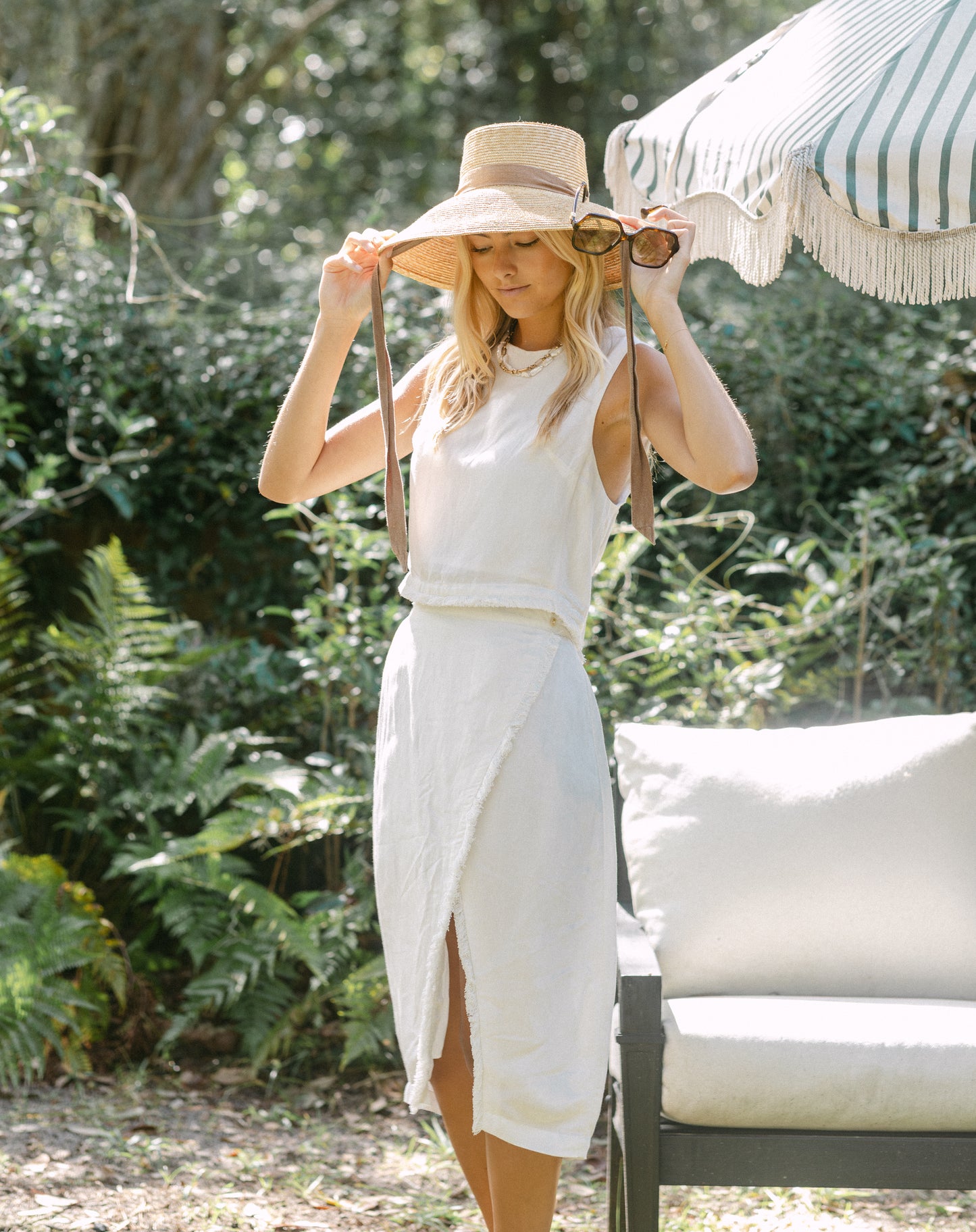 Michelle Skirt - White