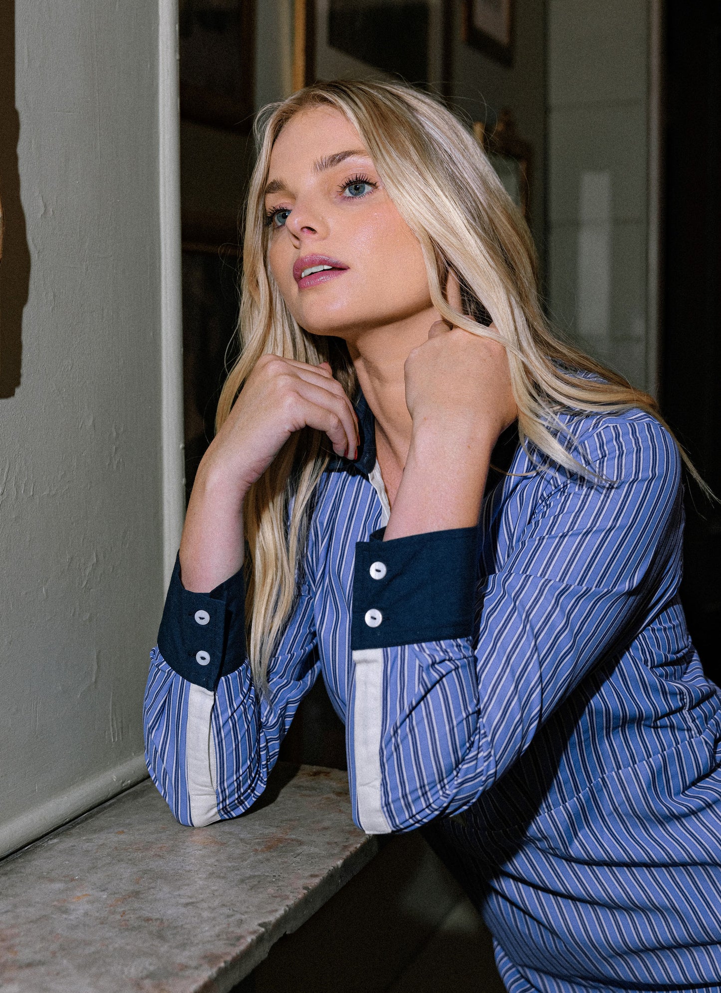 Jenny Shirt Dress - Starboard Stripe