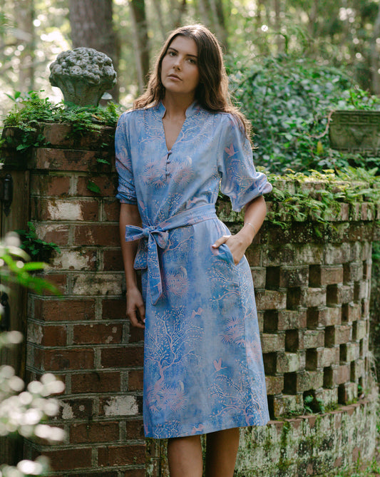 Faith Caftan - Purple Lowcountry Watercolor