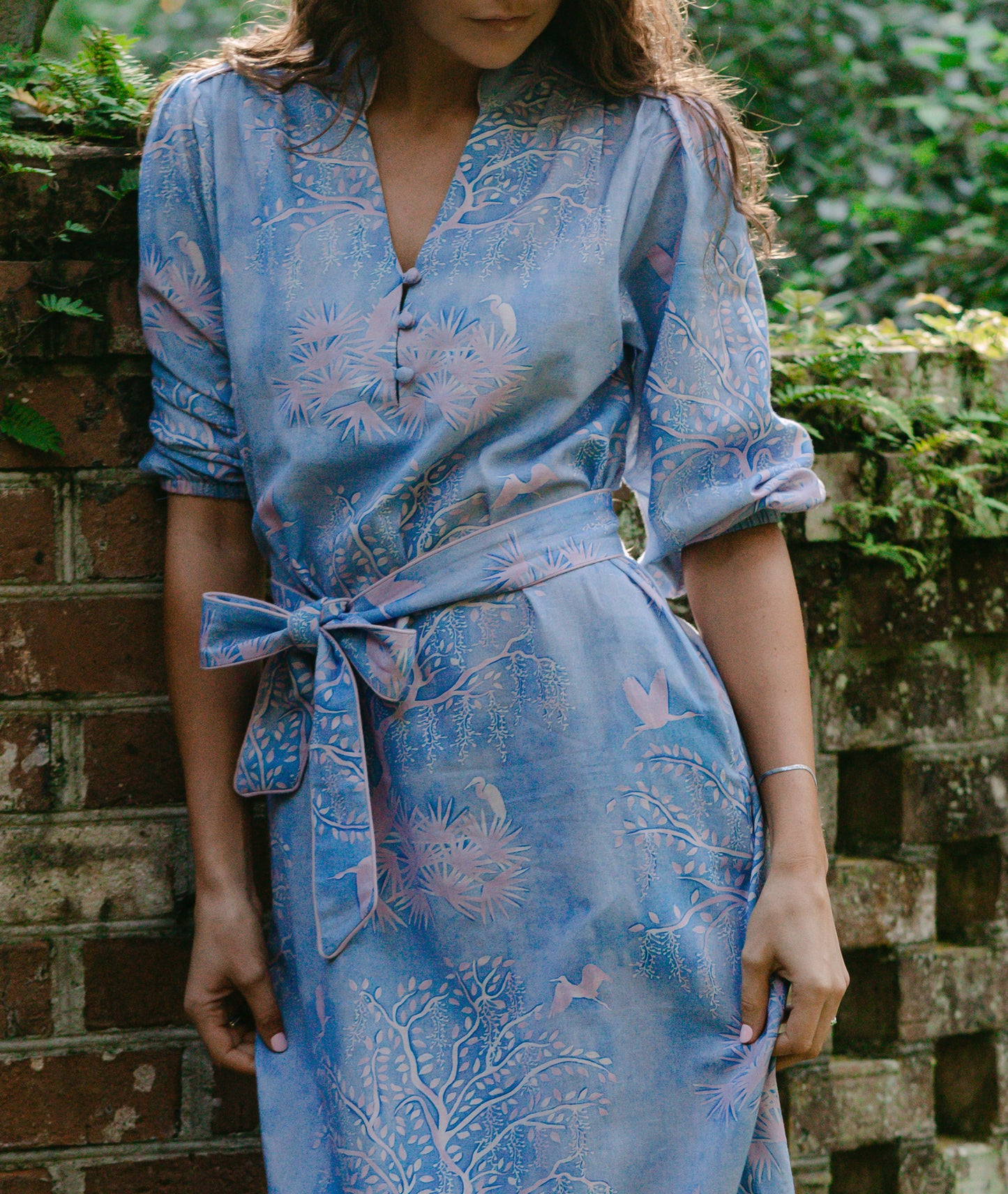 Faith Caftan - Purple Lowcountry Watercolor