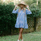 Whalen Shirt Dress - Purple Lowcountry Watercolor