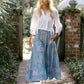 Florence Maxi Skirt - Purple Lowcountry Watercolor