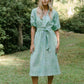 Faith Caftan - Green Lowcountry Watercolor