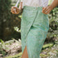 Michelle Skirt - Green Lowcountry Watercolor