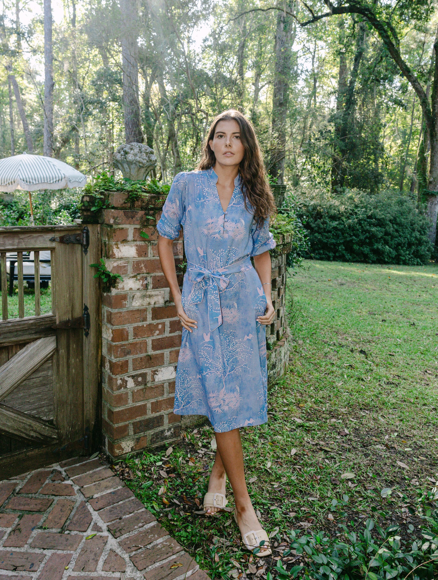 Faith Caftan - Purple Lowcountry Watercolor