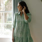 Whalen Shirt Dress - Green Lowcountry Watercolor