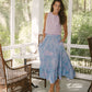 Florence Maxi Skirt - Purple Lowcountry Watercolor